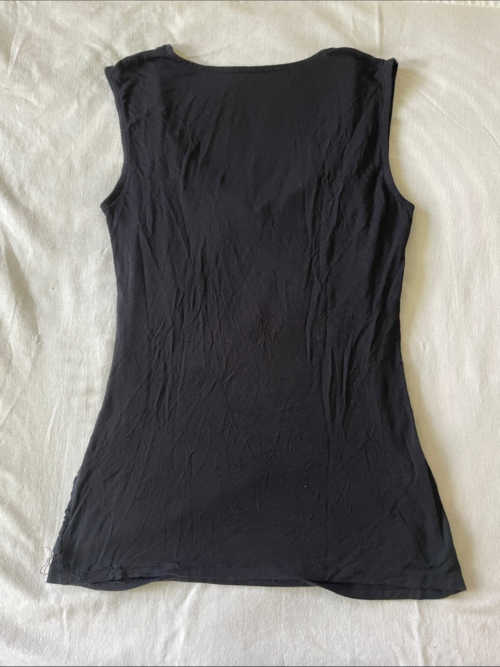 Black Sleeveless Top - Picture 2 of 3